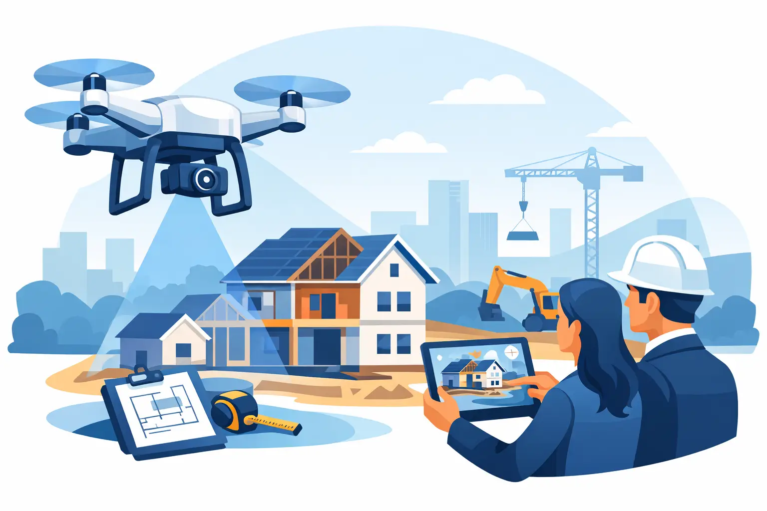 Drone pour devis travaux fiable et rapide